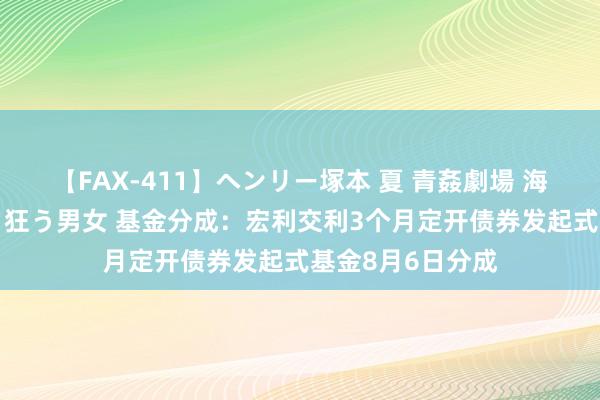 【FAX-411】ヘンリー塚本 夏 青姦劇場 海・山・川 ハマり狂う男女 基金分成：宏利交利3个月定开债券发起式基金8月6日分成