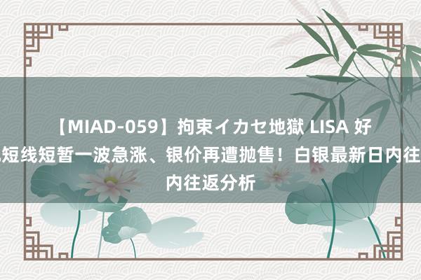 【MIAD-059】拘束イカセ地獄 LISA 好意思元短线短暂一波急涨、银价再遭抛售！白银最新日内往返分析