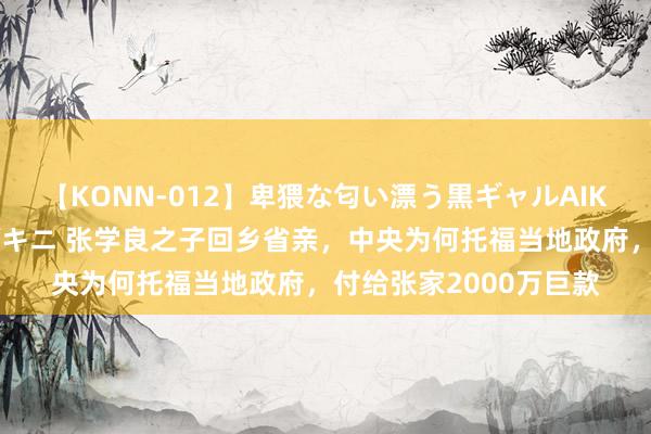 【KONN-012】卑猥な匂い漂う黒ギャルAIKAの中出しグイ込みビキニ 张学良之子回乡省亲，中央为何托福当地政府，付给张家2000万巨款