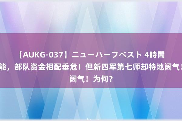 【AUKG-037】ニューハーフベスト 4時間 抗战技能，部队资金相配垂危！但新四军第七师却特地阔气！为何？